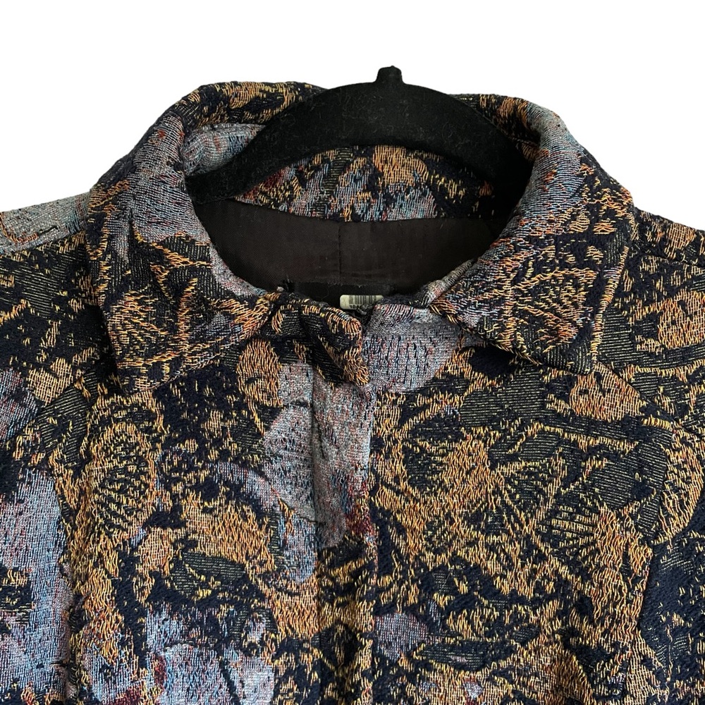 Nanette Lepore Floral Tapestry Coat Size 0 - Picture 3 of 14